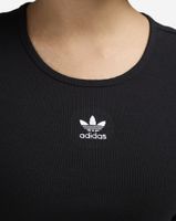 Maglia a maniche lunghe corta casual da donna Adidas con taglio moderno IW5725-00007 nera