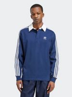 Klassische adidas Rugby Polo Herren Polo Longsleeve JY1400-22982 Blau