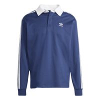 Klassische adidas Rugby Polo Herren Polo Longsleeve JY1400-22982 Blau