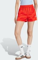 Pantaloncini da donna moderni in raso a righe sottili Adidas KD2286-13031 rossi