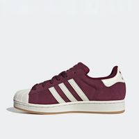 Trendige adidas Superstar II Damen Sneaker Schnür-Schuhe HQ4913-22963 Bordeaux