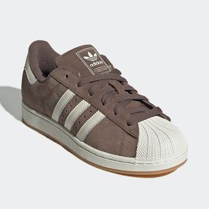 Sportliche adidas Superstar II Damen Sneaker Schnür-Schuhe HQ4915-22964 Braun