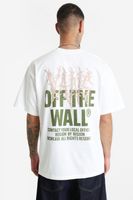 Bequeme Vans Metal Wall SS Herren T-Shirt VN000PCE-00220 Weiß