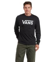 Felpa classica Vans da uomo, modello pullover VN000RA2-00007, nera, alla moda