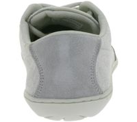 Baskets basses légères GROUNDIES Barefoot Shoes Amsterdam pour femme, en toile, avec semelle TrueSense® et lacets, coloris gris GND-110030-16