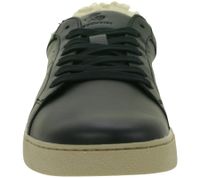 weiche GROUNDIES Barfußschuhe Universe Teddy Damen Low-Top Echtleder Sneaker mit TrueSense Sohle GND-110296-01 Schwarz