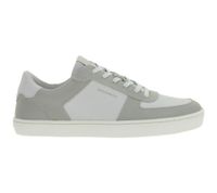 Baskets basses pour femme GROUNDIES Hamptons 2.0 en cuir véritable avec semelle TrueSense GND-110256-30 Blanc/Gris
