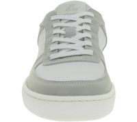 Baskets basses pour femme GROUNDIES Hamptons 2.0 en cuir véritable avec semelle TrueSense GND-110256-30 Blanc/Gris