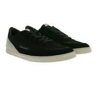 urbane GROUNDIES Barfußschuhe Zurich Damen Low-Top Echtleder Sneaker mit TrueSense Sohle GND-170260-01 Schwarz