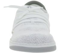 Flexible GROUNDIES Osaka Women's Low-Top Barefoot Sneakers with TrueSense Sole, Lace-Up Shoes GND-180262-02 White