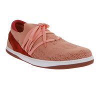 flexible GROUNDIES Barfußschuhe Osaka Damen Low-Top Low-Top Sneaker mit TrueSense Sohle Schnür-Schuhe GND-180262-08 Rot