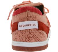 flexible GROUNDIES Barfußschuhe Osaka Damen Low-Top Low-Top Sneaker mit TrueSense Sohle Schnür-Schuhe GND-180262-08 Rot