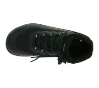 wasserdichte GROUNDIES Barfußschuhe All Terrain High 2.0 Damen High -Top Hiking Sneaker mit TrueSense Sohle GND-130258-01 Schwarz