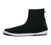 anpassende GROUNDIES Barfußschuhe Kobe Damen High-Top Sneaker mit TrueSense Sohle Schlupf-Schuhe GND-180261-01 Schwarz