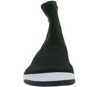 anpassende GROUNDIES Barfußschuhe Kobe Damen High-Top Sneaker mit TrueSense Sohle Schlupf-Schuhe GND-180261-01 Schwarz