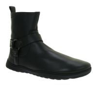 markante GROUNDIES Barfußschuhe Phoenix 2.0 Damen Echtleder Stiefelette mit TrueSense Sohle GND-110283-01 Schwarz