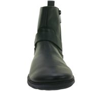 markante GROUNDIES Barfußschuhe Phoenix 2.0 Damen Echtleder Stiefelette mit TrueSense Sohle GND-110283-01 Schwarz