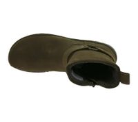 markante GROUNDIES Barfußschuhe Phoenix 2.0 Damen Echtleder Stiefelette mit TrueSense Sohle GND-110283-04 Braun