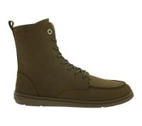 markante GROUNDIES Barfußschuhe Adelaide Damen Echtleder Stiefelette mit TrueSense Sohle GND-110280-34 Braun