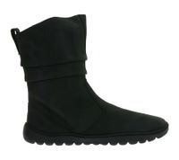 Characterful GROUNDIES Odessa GX2 Women's Barefoot Shoes, Genuine Leather Ankle Boots with TrueSense Sole, GND-110301-01, Black