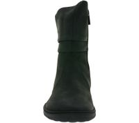 Characterful GROUNDIES Odessa GX2 Women's Barefoot Shoes, Genuine Leather Ankle Boots with TrueSense Sole, GND-110301-01, Black