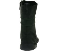 Characterful GROUNDIES Odessa GX2 Women's Barefoot Shoes, Genuine Leather Ankle Boots with TrueSense Sole, GND-110301-01, Black