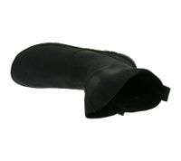 Characterful GROUNDIES Odessa GX2 Women's Barefoot Shoes, Genuine Leather Ankle Boots with TrueSense Sole, GND-110301-01, Black