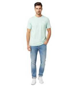 T-shirt homme Formula 1 F1 Pastel, col rond, manches courtes, coton, bleu, réf. 701222540 002