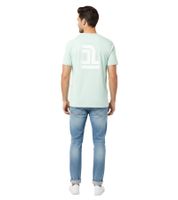 T-shirt homme Formula 1 F1 Pastel, col rond, manches courtes, coton, bleu, réf. 701222540 002