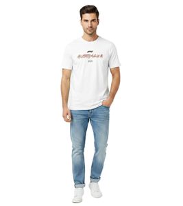 Sporty Puma Formula 1 GP2024 Australia Men's T-Shirt Cotton Shirt Melbourne F1 701226983 001 White