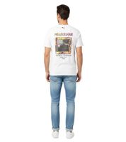 Sporty Puma Formula 1 GP2024 Australia Men's T-Shirt Cotton Shirt Melbourne F1 701226983 001 White