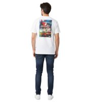 Extravagant Formula 1 F1 Racing Division Men's Crew Neck T-Shirt, Organic Cotton, Short Sleeve, 180 g/m², 701227625 001, White