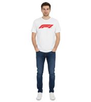 T-shirt homme PUMA x F1 Formula 1 Motorsport, 100 % coton, F1 Classic 701228163 002 Blanc