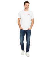 sportliches PUMA x F1 Formel 1 Motorsport Herren T-Shirt Baumwoll-Shirt F1 Klassiker 701228165 002 Weiß