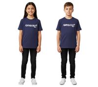 Polo homme Formula E à manches courtes, en coton durable avec logo Formula E, réf. 701223597 001, bleu marine