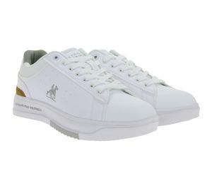U.S. Grand Polo Steve Ltx Sneaker aus umweltfreundlichem Kunstleder Schnür-Schuhe GPM514303/1010 Weiß