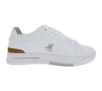U.S. Grand Polo Steve Ltx Sneaker aus umweltfreundlichem Kunstleder Schnür-Schuhe GPM514303/1010 Weiß