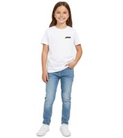 Fashionable Formula E Racing Division Kids' Short-Sleeve Cotton T-Shirt with Cartoon Print, 160 g/m², 701226975 001, White