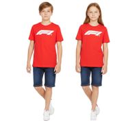 T-shirt enfant PUMA x F1 Formule 1, 100 % coton, rouge, référence F1 Classic 701228309 002