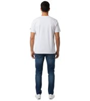 farbenfrohes Formula E Herren T-Shirt Baumwoll-Shirt mit buntem Formula E Logo Sommer-Shirt 701223579 001 Weiß/Blau