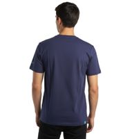Elegante camiseta de Fórmula E para hombre, de algodón con logo de Fórmula E, ideal para el verano, estilo automovilístico, 701223589 001, azul marino