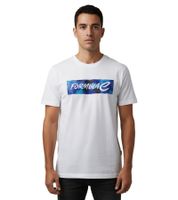 extravagantes Formula E Herren T-Shirt Baumwoll-Shirt mit Camouflage Formula E Logo Sommer-Shirt 701223604 001 Weiß