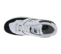 New Balance 550 Damen und Kinder Sneaker Echtleder-Schuhe mit Ortholite-Innensohle Retro-Schuhe GSB550CA Weiß/Schwarz