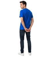 T-shirt homme Formula E élégant, en coton durable avec logo Formula E, idéal pour l'été, inspiré du sport automobile, référence 701223608 002, bleu