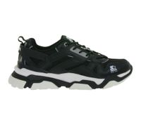 Baskets homme STARTER Boise en cuir véritable, style rétro années 90, référence SMB101321 300, noir et blanc