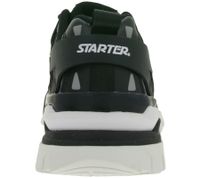 Baskets homme STARTER Boise en cuir véritable, style rétro années 90, référence SMB101321 300, noir et blanc