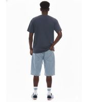 HOMEBOY x-tra Men's Baggy Denim Shorts, 5-Pocket Style, Cotton Shorts, Blue 01SH0379