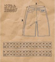 HOMEBOY x-tra Men's Baggy Denim Shorts, 5-Pocket Style, Cotton Shorts, Blue 01SH0379