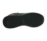 zeitlose STARTER Brandon Herren Sneaker mit beschichtetem Echtleder Retro Turn-Schuhe SMN105321 200 Schwarz