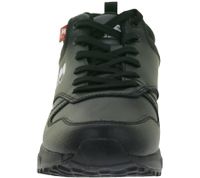 zeitlose STARTER Brandon Herren Sneaker mit beschichtetem Echtleder Retro Turn-Schuhe SMN105321 200 Schwarz